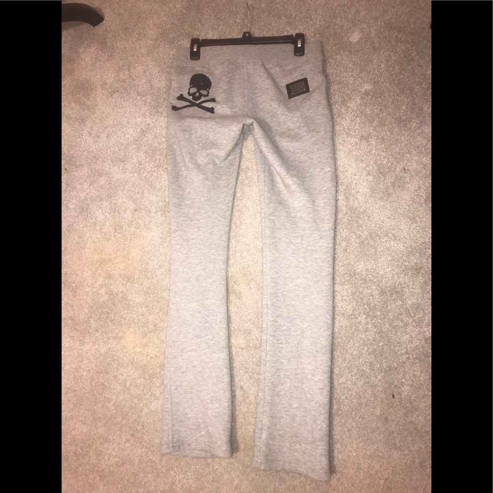 Philipp Plein thick fleece track jogger pants 26”